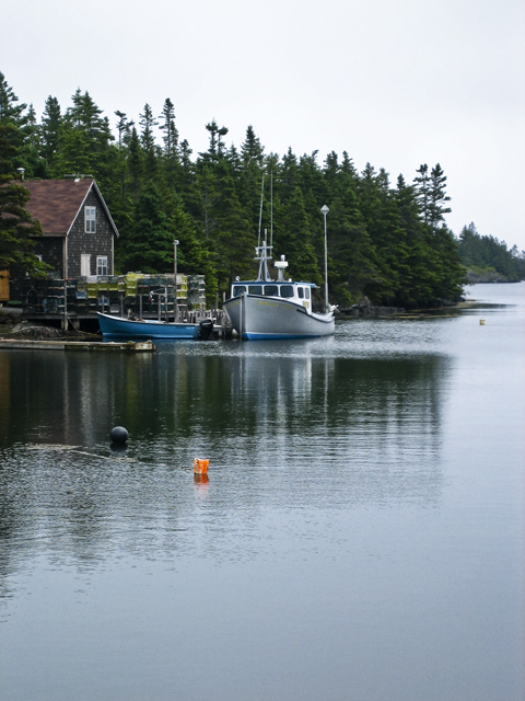 Fishing boat & dock, First Peninsula, NS